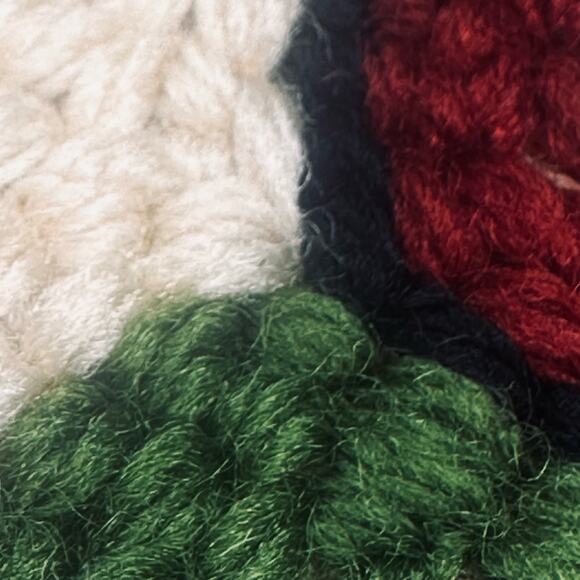 VTG Doll House Rug Handmade Hooked Circular 7” 1920's - 1930's 20s 30s - Picture 14 of 16